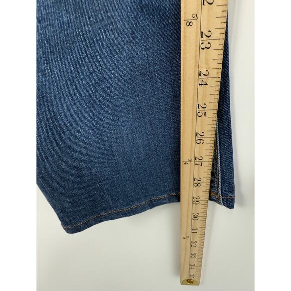 Hudson Beth Baby Boot Jeans Mid Rise Dark Wash Flap Pockets Women’s 28 - Picture 9 of 11